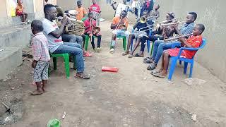 kyotera brass band community boys busy practicing