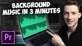 How to Add Background Music To Video In Adobe Premiere Pro 2023