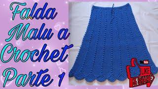 Falda Malu a Crochet Parte 1   