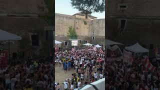 Palio dei Bracieri Pesaro - I festeggiamenti di Villa Fastiggi alla vittoria finale - 28 luglio 2024