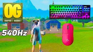 SteelSeries Apex Pro TKL ASMR  Fortnite OG Solo Gameplay  Satisfying Keyboard Fortnite 360 FPS 4K