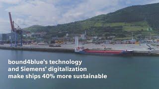 Sailing into a more sustainable future with Siemens & bound4blue