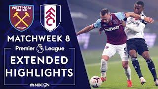 West Ham v. Fulham | PREMIER LEAGUE HIGHLIGHTS | 11/7/2020 | NBC Sports