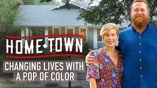 Updating Historical Home Using a POP of Color | Home Town | HGTV