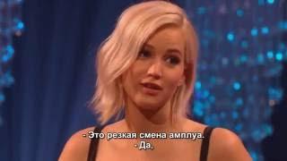 Graham Norton Show. Джеймс МакЭвой, Дженнифер Лоуренс и Джек Уайтхолл (русские субтитры)