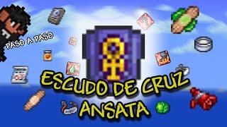 COMO CRAFTEAR EL ESCUDO DE CRUZ ANSATA | Terraria 1.4.4.9