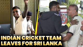 Indian cricket team leaves for Sri Lanka tour | Gautam Gambhir | Mumbai | Cricket News | BCCI