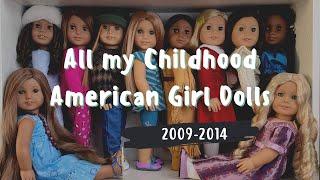 All my Childhood American Girl Dolls! | Adult Collector