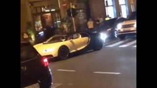 Bugatti Chiron - ACCIDENT, scratched front bumper in Zagreb!