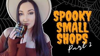 Spooky Small Shops Part Two! Halloween Candles, Jewelry, and Bags! Halfway to Halloween!