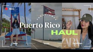 PORQUÉ ESTUVE AUSENTE? mini vlog + haul de vacaciones en Puerto Rico  haul Zara, Target, Amazon y