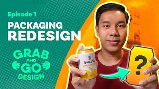 Redesigning a Beverage Packaging Design | Grab & Go Design Episode 1