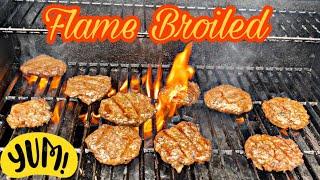 FLAME BROILED BURGERS| HOW TO GRILL BURGERS