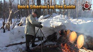 Cold Weather Survival | The Best Survival Fire | Only 1 Tool Needed To Make It! #survival