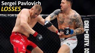 Sergei Pavlovich ALL LOSSES in MMA (2)  K.O. for Russian Heavyweight