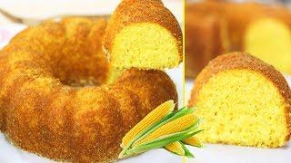 BOLO DE MILHO MAIS FÁCIL E DELICIOSO DO MUNDO I SEM GLÚTEN I DIKA DA NAKA