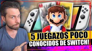 5 JUEGAZOS POCO CONOCIDOS de Nintendo Switch que DEBES CONOCER! Joyas Ocultas IMPRESCINDIBLES