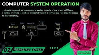 Basics of Operating System ( Computer System Operations) | Operating system by Gagne, Silberschatz