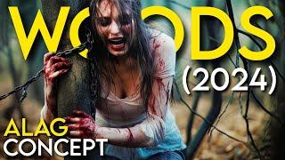 WOODS (2024) Movie Explained in Hindi | Survival Movie Explanation | movie explained 2024 | Horror