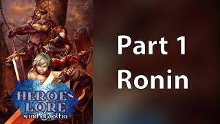 Heroes Lore: Wind of Soltia - Walkthrough | Part 1 - Ronin (Java Game)