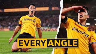 Hee Chan Hwang breaking records! | Every angle of Hwang's goal against Newcastle United