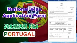 Portugal Jobseeker Visa Application Form