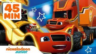 Blaze et les Monster Machines | Les 10 meilleures transformations de Blaze! | Nickelodeon Jr. France