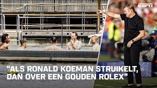 🟠 ORANJE VANDAAG: SPELERS aan het ZWEMBAD, het GELUK van KOEMAN & de ROEMEENSE PERS 