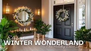 Elegant Winter Wonderland at Home: Chic Design for the Holiday Season