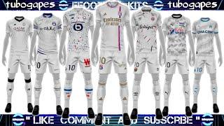 White Kits! With New Player Name Font Update efootball 2024