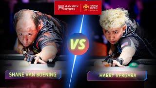 SHANE VAN BOENING VS  HARRY VERGARA | LAST 16 | 2024 HANOI OPEN #billiards #9ballpool #highlights