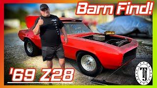 1969 Camaro Z28… Barn Find!  A gearheads dream car!