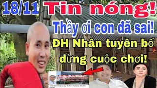  Cực nóng. ĐH Nhân tuyên bố dừng cuộc chơi. Lại giở trò gì nữa đây?