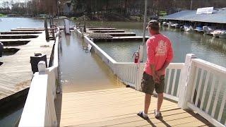 Flood damage at Smith Mountain Lake