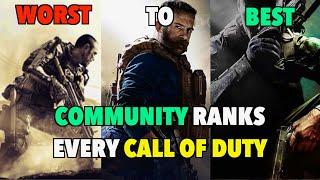 The Community Ranks EVERY Call of Duty From WORST to BEST