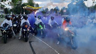 THE DUTCH MEGA RIDE OUT 2024! Wheelies, Burnouts, Revs & Loud Sounds...3000+ MOTORCYCLES!