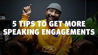 How To Get More Speaking Engagements