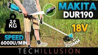 DER KOMPAKTE AKKU RASENTRIMMER DUR190 von Makita im Test - DUR190 Rasentrimmer - Review & Test