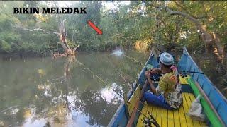 Harus Profesional Mancing Di Tempat Penghuni Sungai Kecil,  Ikannya Ganas" #anakmahakamfishing