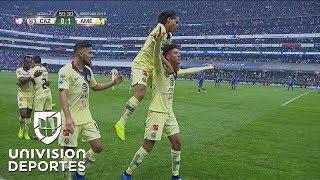 ¡Golaaaaazoooo de Edson! Oribe la robó y Álvarez la puso en el ángulo