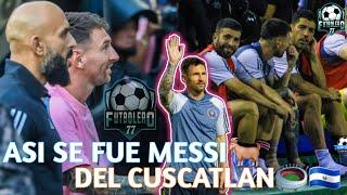 ASÍ SE FUE MESSIDEL CUSCATLAN️| ASÍ se despidieron MESSI y el Inter de Miami a los aficionados