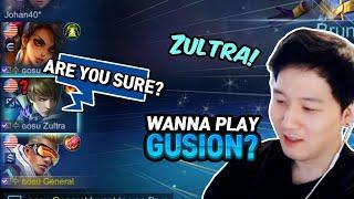 Gosu General requested Zultra playing Gusion! | Mobile Legends Bruno