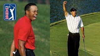 Tiger Woods' craziest putts of his career