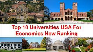 Top 10 Universities USA For Economics New Ranking 2021 | University of Wisconsin-Madison