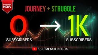 Struggle of 1K Subscribers  ? #video #youtube #viral #trending #1000subscriber #art #sketch