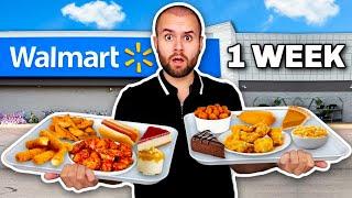 I Only Ate Walmart Fresh Food For 1 WEEK CHALLENGE!