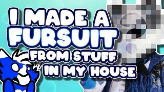 MAKING A FURSUIT from random things around the house  [The Bottle ep86]