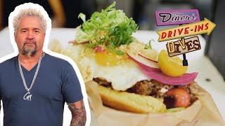 Guy Fieri Comes Back for "Next-Level" Filipino Hot Dog | Diners, Drive-Ins and Dives | Food Network