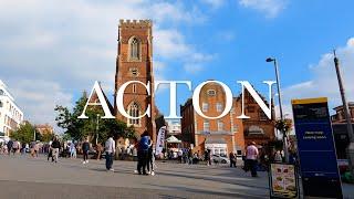 Acton - Uxbridge Road - High Street - Churchfield Road - St Mary's Church - Acton Central