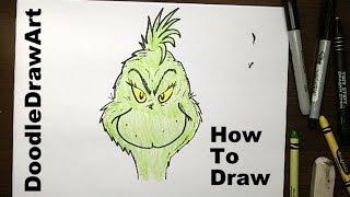 How to Draw the Grinch step by step